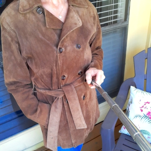 Suede jacket S/M - Picture 2 of 10